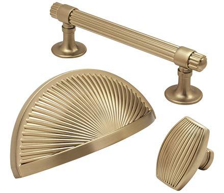 Amerock Cabinet Cup Pull Golden Champagne 3 inch (76 mm) Center to Center Sea Grass 1 Pack Drawer Pull Drawer Handle Cabinet Hardware