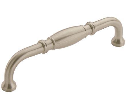 Amerock Cabinet Pull Satin Nickel 5-1/16 inch (128 mm) Center to Center Granby 1 Pack Drawer Pull Drawer Handle Cabinet Hardware