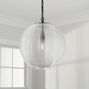 Capital Lighting 349911MB Dolan 1 Light Pendant Matte Black