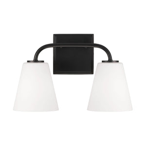 Capital Lighting 149421MB-543 Brody 2 Light Vanity Matte Black