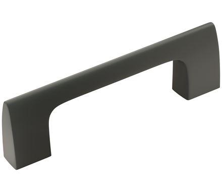 Amerock Cabinet Pull Matte Black 3 inch (76 mm) Center-to-Center Riva 1 Pack Drawer Pull Drawer Handle Cabinet Hardware