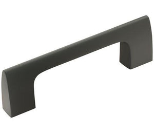 Amerock Cabinet Pull Matte Black 3 inch (76 mm) Center-to-Center Riva 1 Pack Drawer Pull Drawer Handle Cabinet Hardware