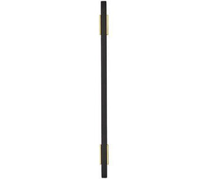 Amerock Cabinet Pull Brushed Gold/Matte Black 7-9/16 inch (192 mm) Center to Center Urbanite 1 Pack Drawer Pull Drawer Handle Cabinet Hardware