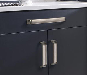 Amerock Cabinet Pull Gunmetal 5-1/16 inch (128 mm) Center to Center Concentric 1 Pack Drawer Pull Drawer Handle Cabinet Hardware