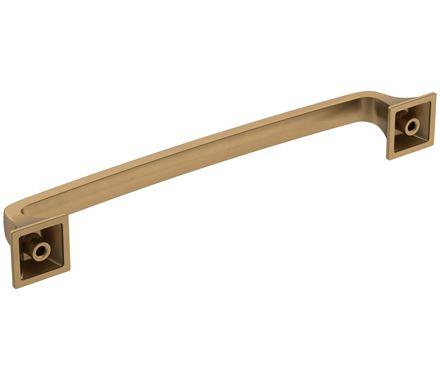 Amerock Cabinet Pull Champagne Bronze 6-5/16 inch (160 mm) Center-to-Center Ville 1 Pack Drawer Pull Cabinet Handle Cabinet Hardware
