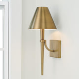 Capital Lighting 645911AD Holden 1 Light Sconce Aged Brass