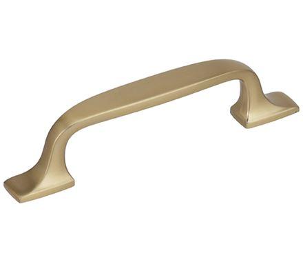 Amerock Cabinet Pull Golden Champagne 3 inch (76 mm) Center to Center Highland Ridge 1 Pack Drawer Pull Drawer Handle Cabinet Hardware