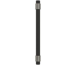 Amerock Cabinet Pull Matte Black/Satin Nickel 5-1/16 inch (128 mm) Center-to-Center Mergence 1 Pack Drawer Pull Cabinet Handle Cabinet Hardware