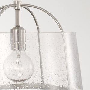 Capital Lighting 247011BN Madison 1 Light Semi-Flush Brushed Nickel