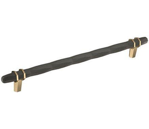 Amerock Cabinet Pull Black Bronze/Golden Champagne 10-1/16 inch (256 mm) Center-to-Center London 1 Pack Drawer Pull Drawer Handle Cabinet Hardware