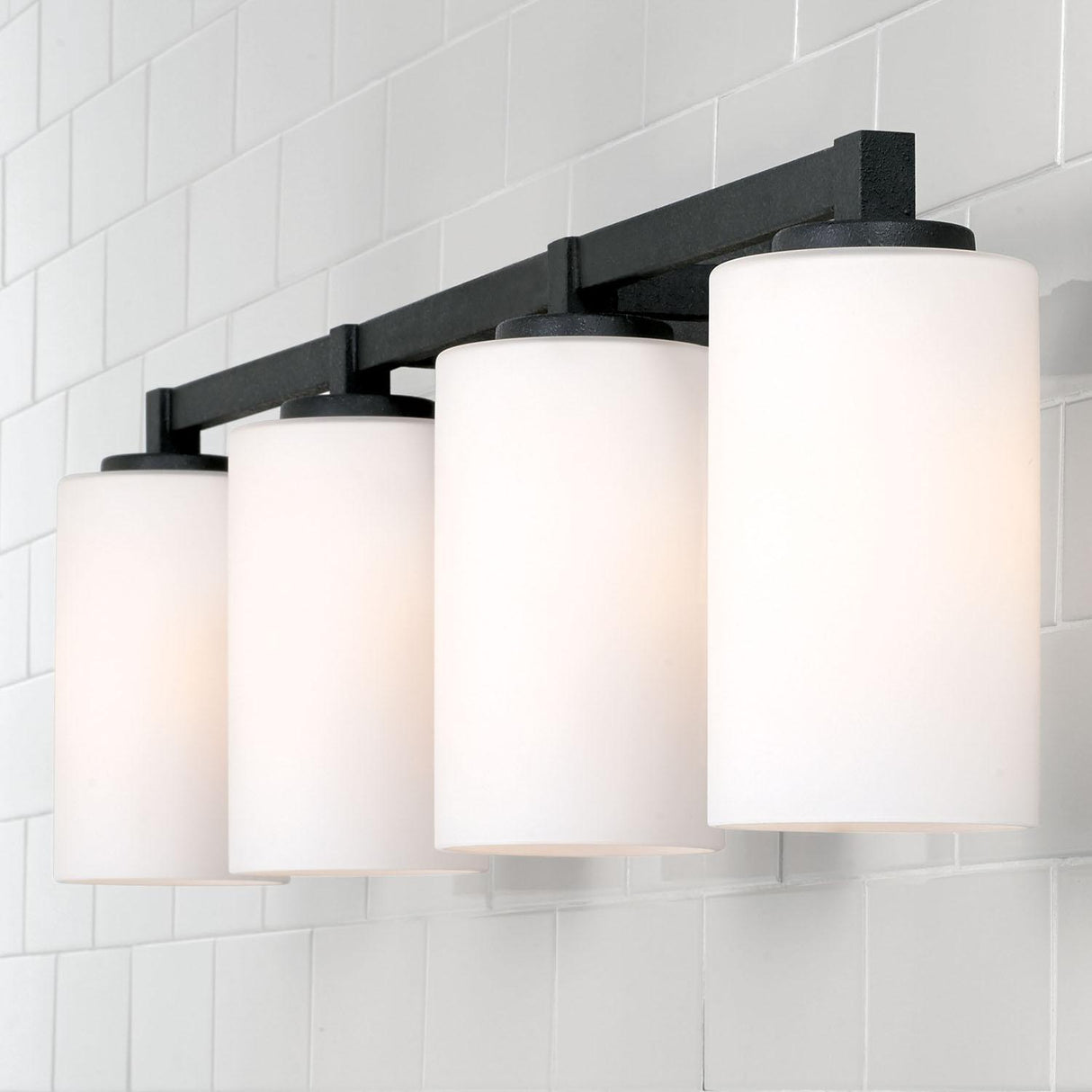 Capital Lighting 119841BI-545 Ravenwood 4 Light Vanity Black Iron
