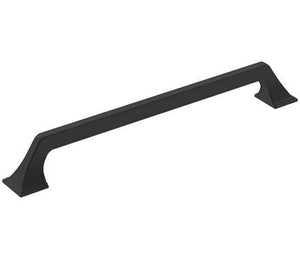 Amerock Cabinet Pull Matte Black 8-13/16 inch (224 mm) Center-to-Center Exceed 1 Pack Drawer Pull Cabinet Handle Cabinet Hardware