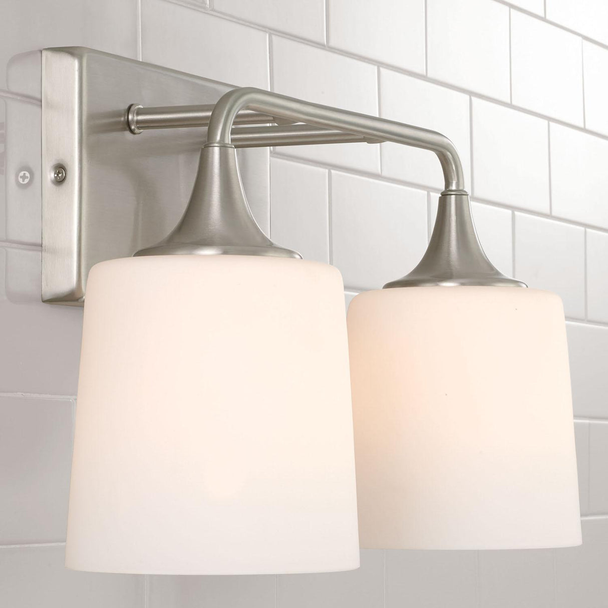 Capital Lighting 148921BN-541 Presley 2 Light Vanity Brushed Nickel