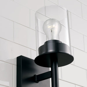 Capital Lighting 646811MB-532 Mason 1 Light Sconce Matte Black