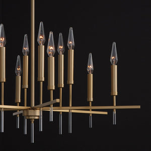 Capital Lighting 449301MA Elora 12 Light Chandelier Matte Brass