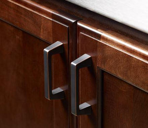 Amerock Cabinet Pull Oil Rubbed Bronze 3 inch (76 mm) Center to Center Blackrock 1 Pack Drawer Pull Drawer Handle Cabinet Hardware