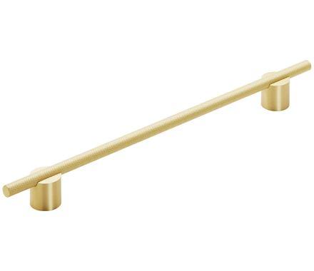 Amerock Cabinet Pull Matte Gold 10-1/16 inch (256 mm) Center to Center Transcendent 1 Pack Drawer Pull Drawer Handle Cabinet Hardware