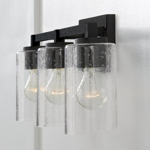 Capital Lighting 119831BI-435 Ravenwood 3 Light Vanity Black Iron