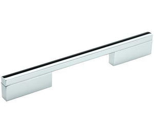 Amerock Cabinet Pull Polished Chrome 6-5/16 inch (160 mm) Center to Center Separa 1 Pack Drawer Pull Drawer Handle Cabinet Hardware