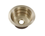 Thompson Traders Quintana Bar/prep Sink Quintana  KCBS17 Satin Brass and Burnished Nickel
(Smooth)