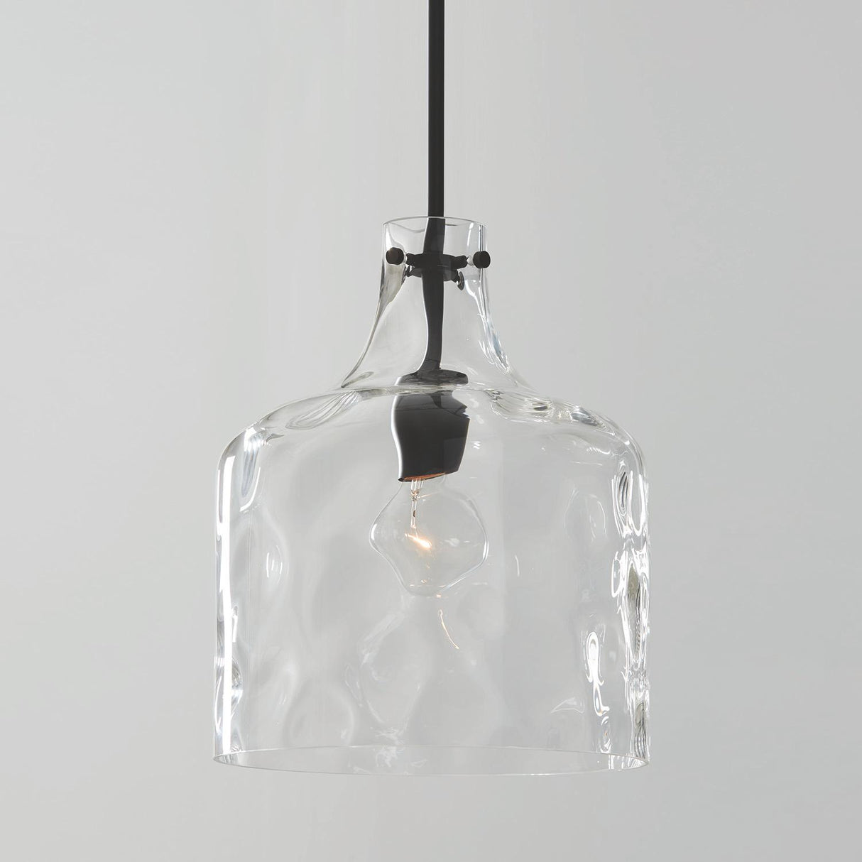 Capital Lighting 325717MB Crawford 1 Light Pendant Matte Black