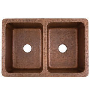 Thompson Traders Corniglia Antique Copper Kitchen Sink Quiroga KDA-3322AH Antique Copper
(Hammered)