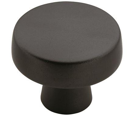 Amerock Cabinet Knob Black Bronze 1-5/8 inch (41 mm) Diameter Blackrock 1 Pack Drawer Knob Cabinet Hardware