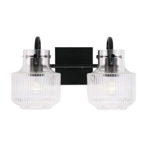 Capital Lighting 145121MB Nyla 2 Light Vanity Matte Black