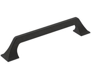 Amerock Cabinet Pull Matte Black 6-5/16 inch (160 mm) Center-to-Center Exceed 1 Pack Drawer Pull Cabinet Handle Cabinet Hardware