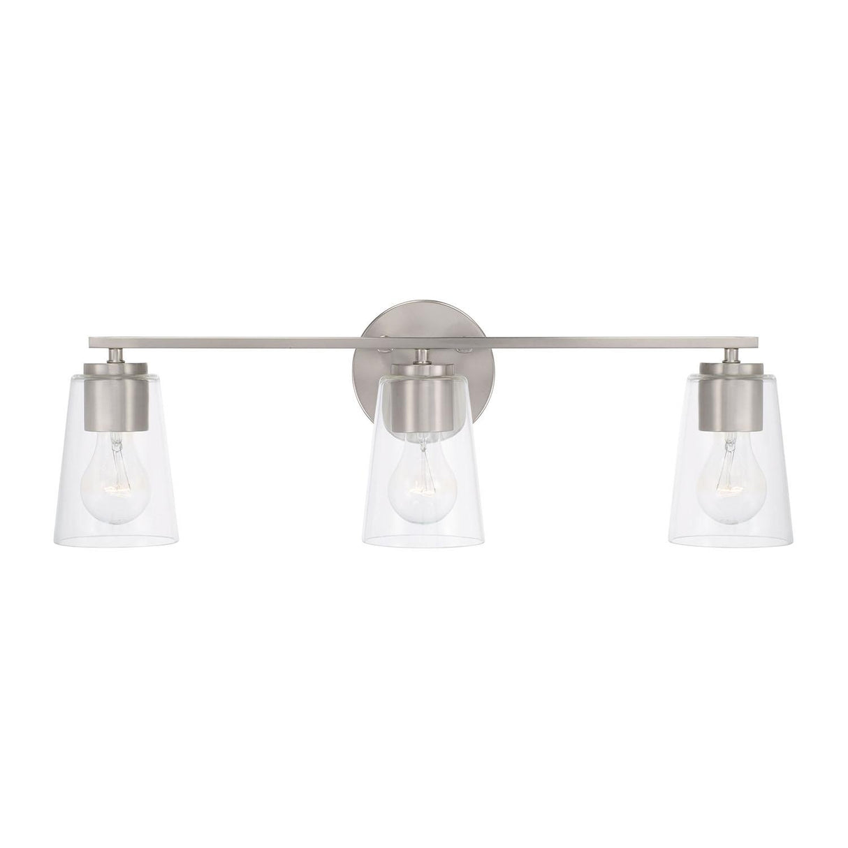 Capital Lighting 148631BN-537 Portman 3 Light Vanity Brushed Nickel