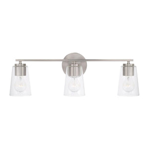 Capital Lighting 148631BN-537 Portman 3 Light Vanity Brushed Nickel