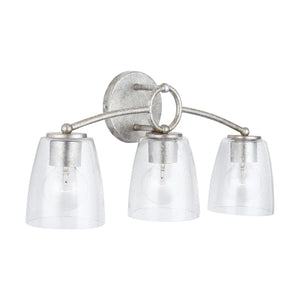 Capital Lighting 137931AS-488 Oran 3 Light Vanity Antique Silver