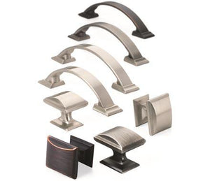 Amerock Appliance Pull Satin Nickel 18 inch (457 mm) Center to Center Candler 1 Pack Drawer Pull Drawer Handle Cabinet Hardware