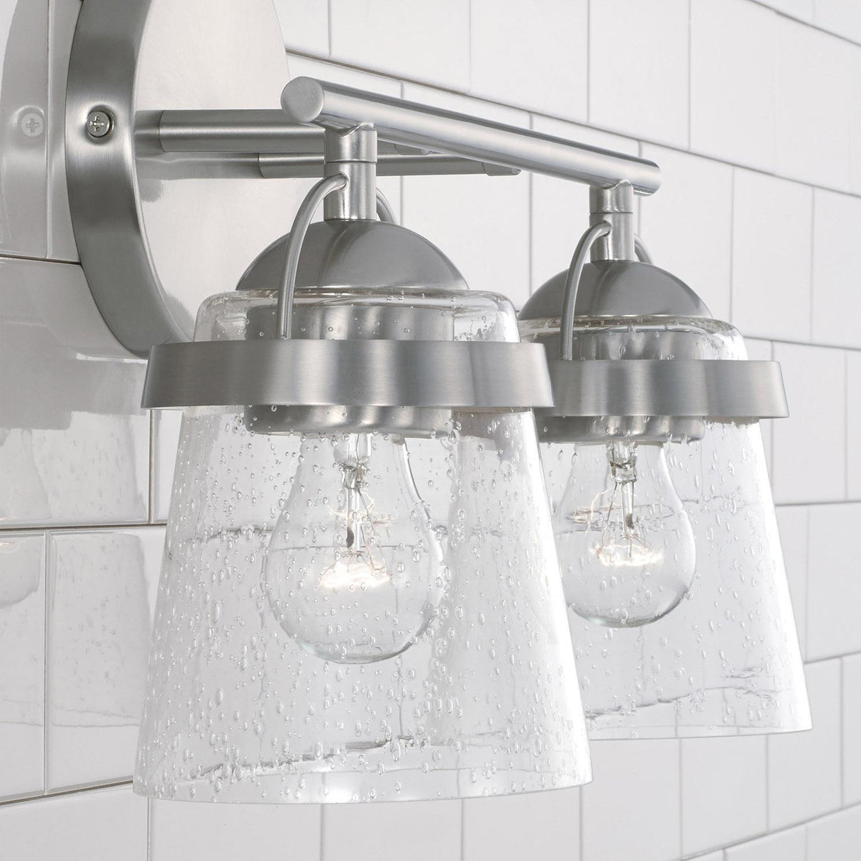 Capital Lighting 147021BN-534 Madison 2 Light Vanity Brushed Nickel
