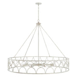 Capital Lighting 443381WW Ricci 8 Light Chandelier Winter White