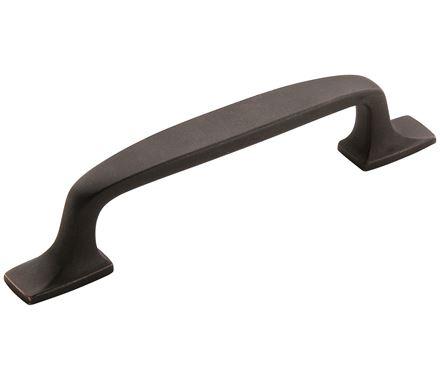 Amerock Cabinet Pull Dark Oiled Bronze 3-3/4 inch (96 mm) Center to Center Highland Ridge 1 Pack Drawer Pull Drawer Handle Cabinet Hardware