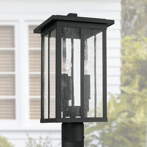 Capital Lighting 943835BK Barrett 3 Light Outdoor Post Lantern Black