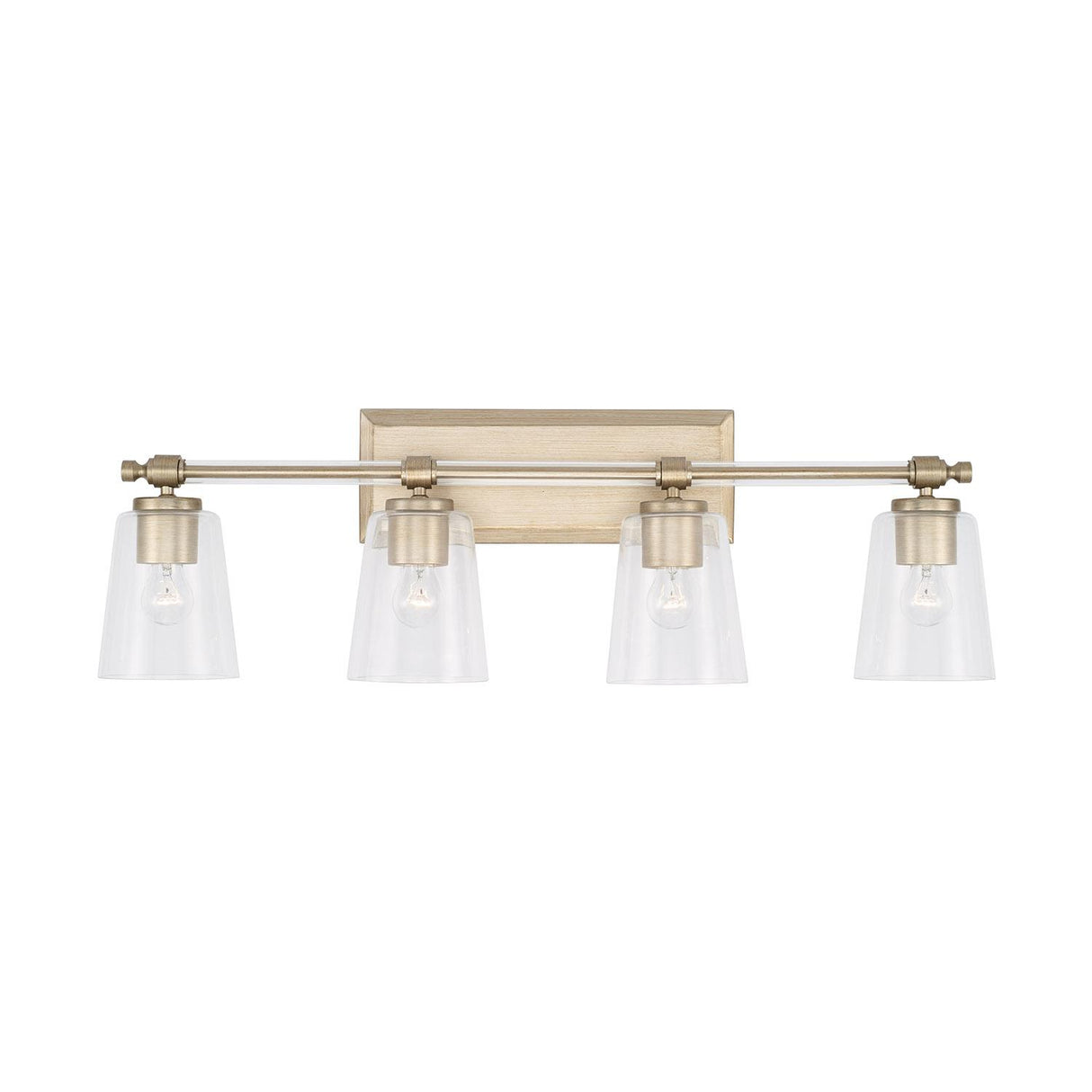 Capital Lighting 144841BS-523 Breigh 4 Light Vanity Brushed Champagne