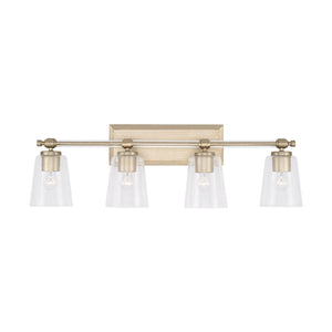 Capital Lighting 144841BS-523 Breigh 4 Light Vanity Brushed Champagne