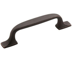 Amerock Cabinet Pull Dark Oiled Bronze 3 inch (76 mm) Center to Center Highland Ridge 1 Pack Drawer Pull Drawer Handle Cabinet Hardware