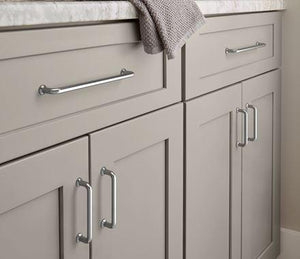 Amerock Cabinet Pull Polished Chrome 3-3/4 inch (96 mm) Center-to-Center Factor 1 Pack Drawer Pull Cabinet Handle Cabinet Hardware