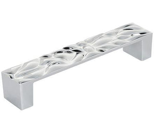 Amerock Cabinet Pull Polished Chrome 5-1/16 inch (128 mm) Center to Center Calathea 1 Pack Drawer Pull Drawer Handle Cabinet Hardware