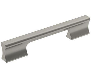 Amerock Cabinet Pull Satin Nickel 5-1/16 inch (128 mm) Center-to-Center Status 1 Pack Drawer Pull Cabinet Handle Cabinet Hardware