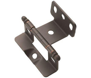 Amerock Cabinet Hinge 3/4 inch (19 mm) Door Thickness Hinge Oil Rubbed Bronze 1 Pack Non Self-Closing Hinge Full Wrap Hinge Cabinet Door Hinge