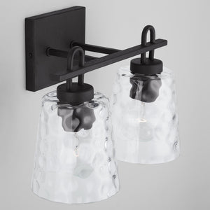 Capital Lighting 138322BI-492 Fenton 2 Light Vanity Black Iron