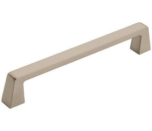 Amerock Cabinet Pull Satin Nickel 6-5/16 inch (160 mm) Center to Center Blackrock 1 Pack Drawer Pull Drawer Handle Cabinet Hardware