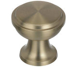 Amerock Cabinet Knob Golden Champagne 1-3/16 inch (30 mm) Diameter Westerly 1 Pack Drawer Knob Cabinet Hardware