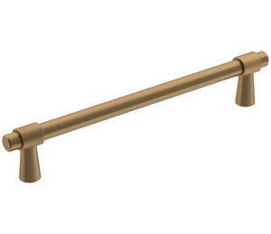 Amerock Cabinet Pull Champagne Bronze 6-5/16 inch (160 mm) Center-to-Center Destine 1 Pack Drawer Pull Cabinet Handle Cabinet Hardware