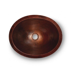 Thompson Traders Hammered Prana Black Copper Bath Sink Altamira PBC Aged Copper (Showroom Display for Sale)