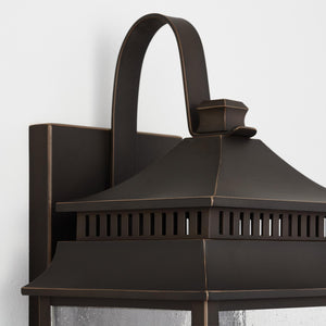 Capital Lighting 936921OZ Sutter Creek 2 Light Outdoor Wall Lantern Oiled Bronze